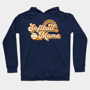 Retro Softball Mom Hoodie